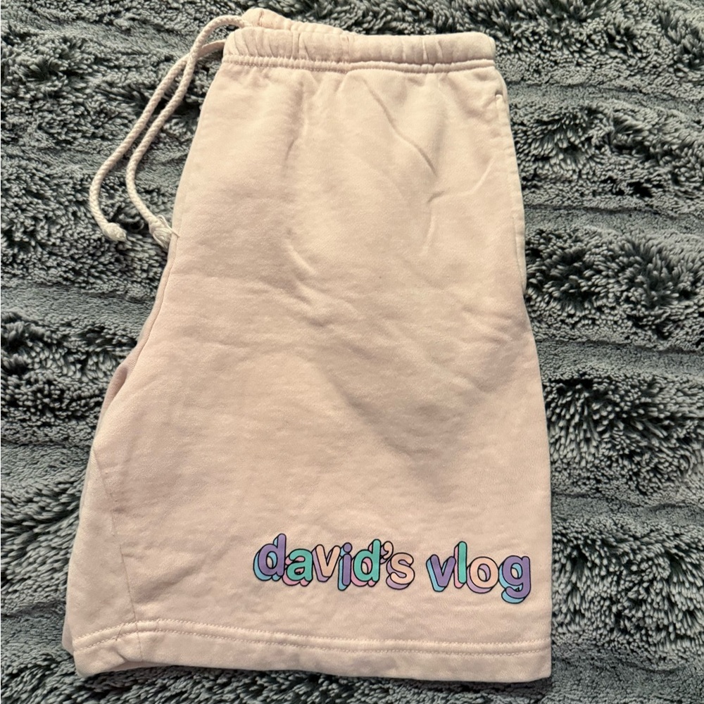 David’s Vlogs Pink Shorts